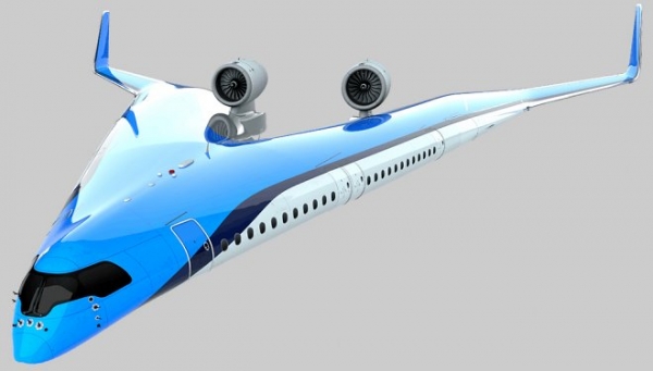 Совместная команда компании KLM и Делфтского технического университета завершает разработку самолёта Flying-V